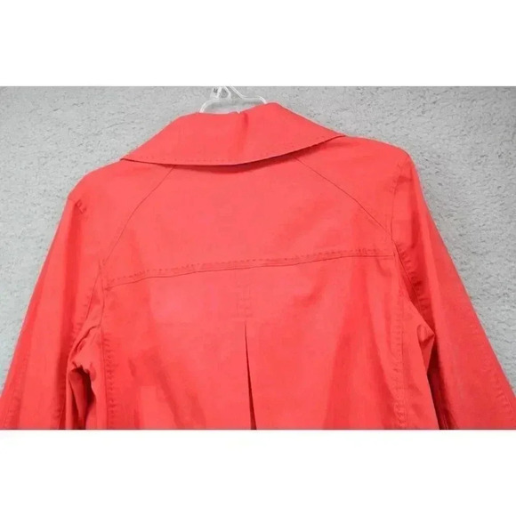 L.L. Bean Women's Red Jacket-Medium-Nautical Anchor Buttons - Picture 9 of 10